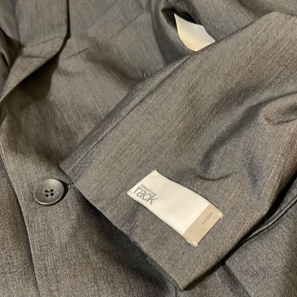 Nordstrom Rack 38 S NEW Notch Collar Men's Suit Separate Sportcoat Gray - Picture 7 of 7